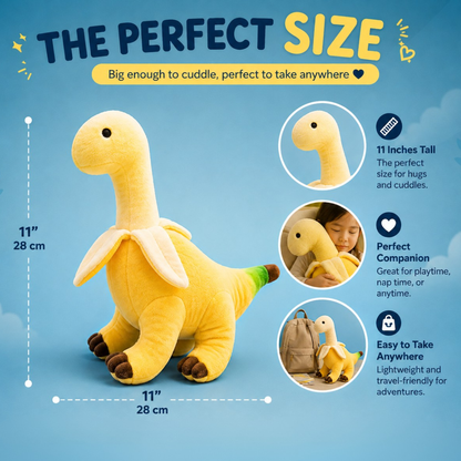 Dino Banana Plush | The Cutest Viral Plush Toy